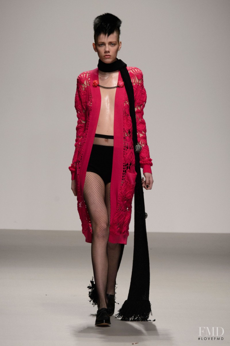 Marjan Jonkman featured in  the Sister by Sibling fashion show for Autumn/Winter 2015
