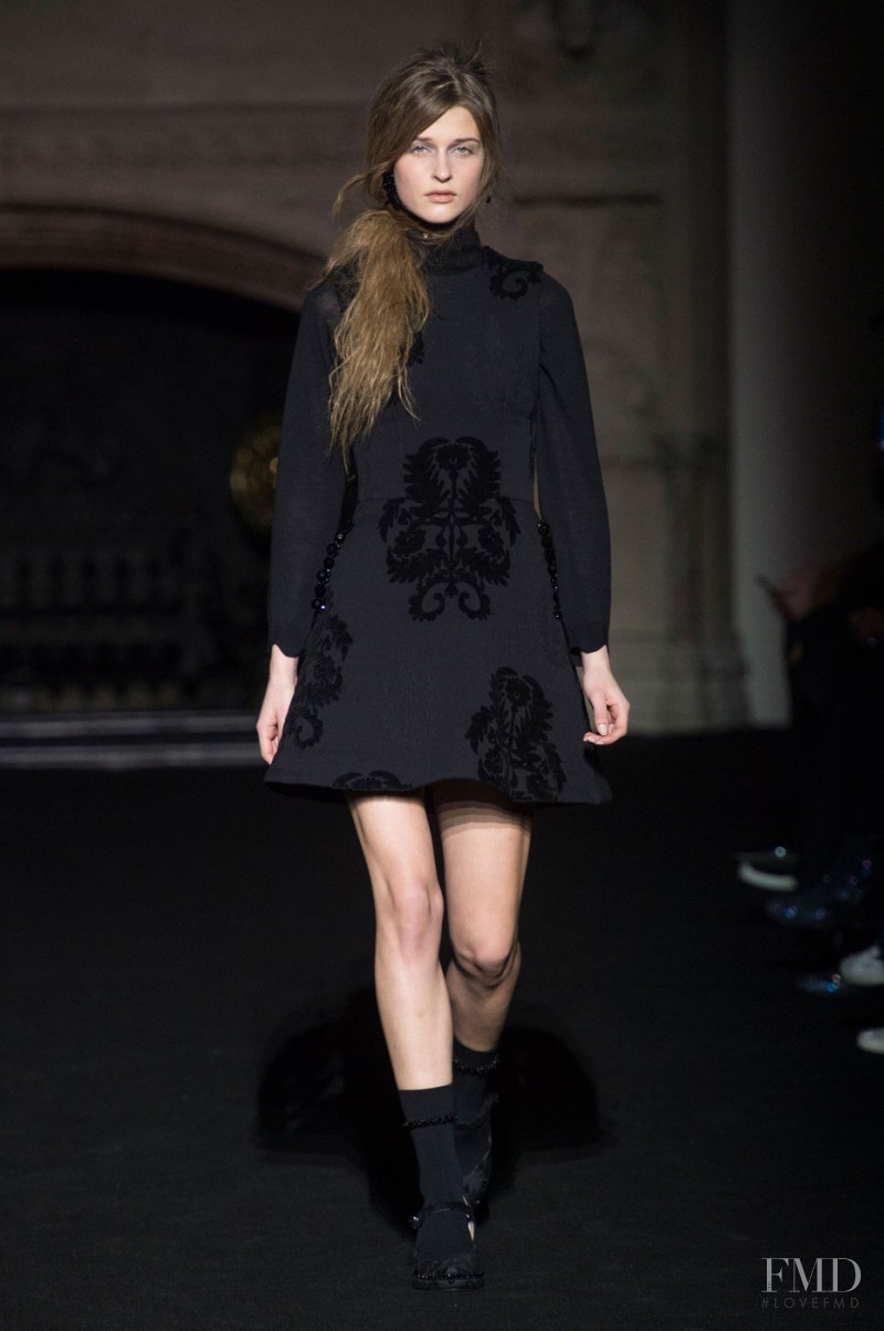 Regitze Harregaard Christensen featured in  the Simone Rocha fashion show for Autumn/Winter 2015