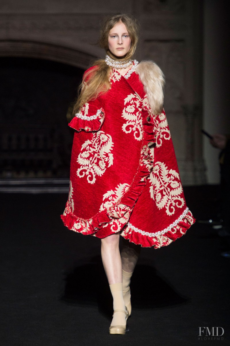 Olympia Campbell featured in  the Simone Rocha fashion show for Autumn/Winter 2015