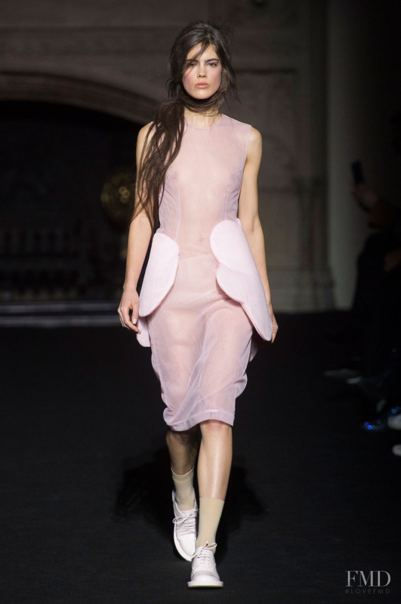 Taja Feistner featured in  the Simone Rocha fashion show for Autumn/Winter 2015