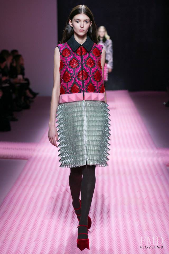 Anastasia Lagune featured in  the Mary Katrantzou fashion show for Autumn/Winter 2015