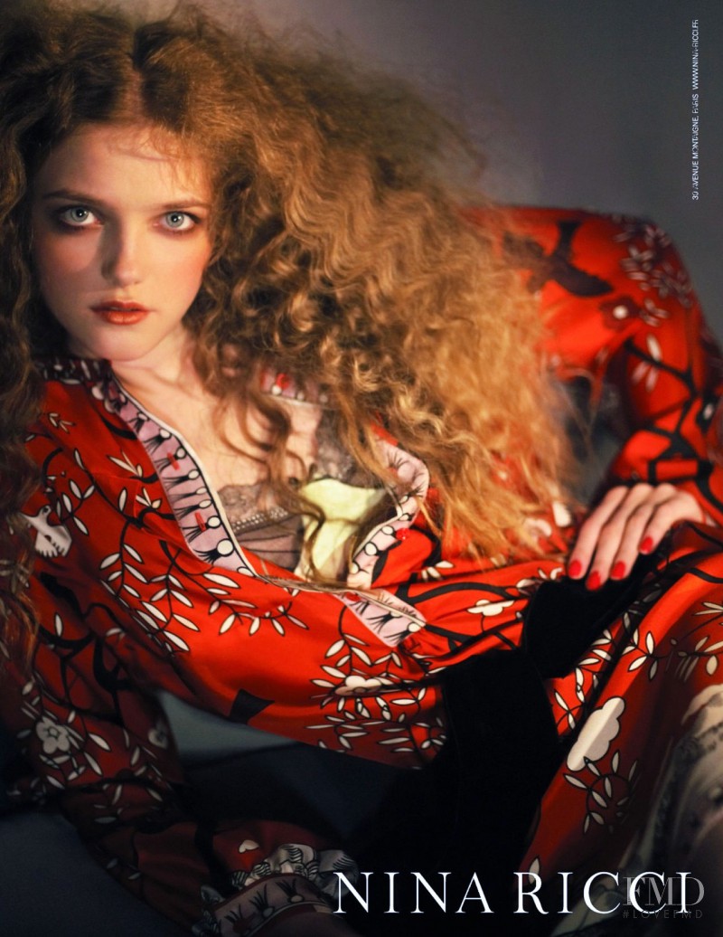 Vlada Roslyakova featured in  the Nina Ricci advertisement for Autumn/Winter 2005