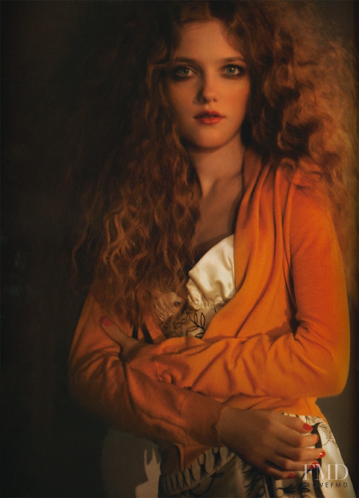Vlada Roslyakova featured in  the Nina Ricci advertisement for Autumn/Winter 2005