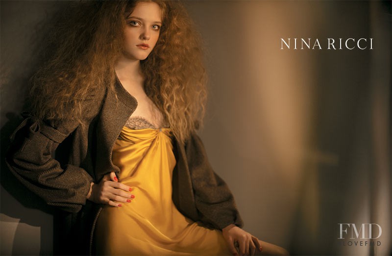 Vlada Roslyakova featured in  the Nina Ricci advertisement for Autumn/Winter 2005