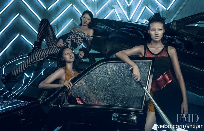Yuan Bo Chao featured in  the JINNNN advertisement for Spring/Summer 2015