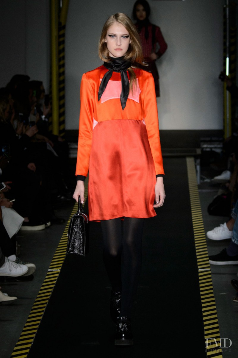 Lana Forneck featured in  the House of Holland fashion show for Autumn/Winter 2015