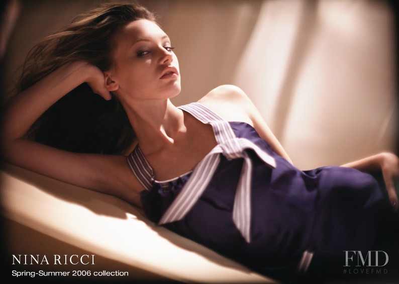 Mona Johannesson featured in  the Nina Ricci advertisement for Spring/Summer 2006