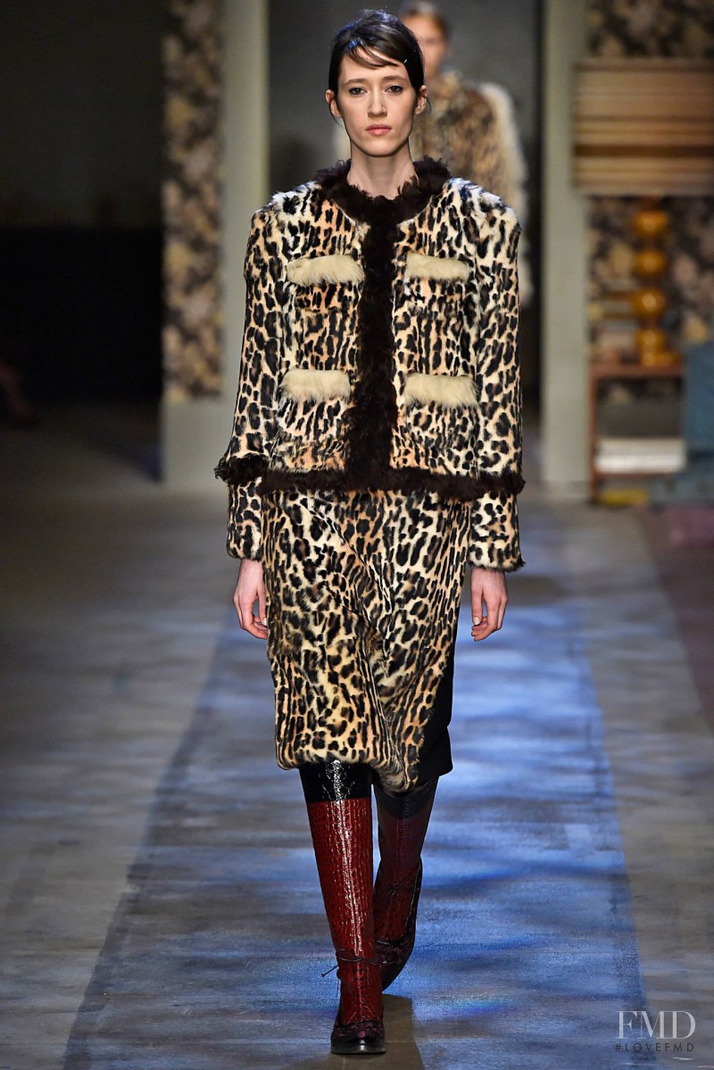 Helena Severin featured in  the Erdem fashion show for Autumn/Winter 2015