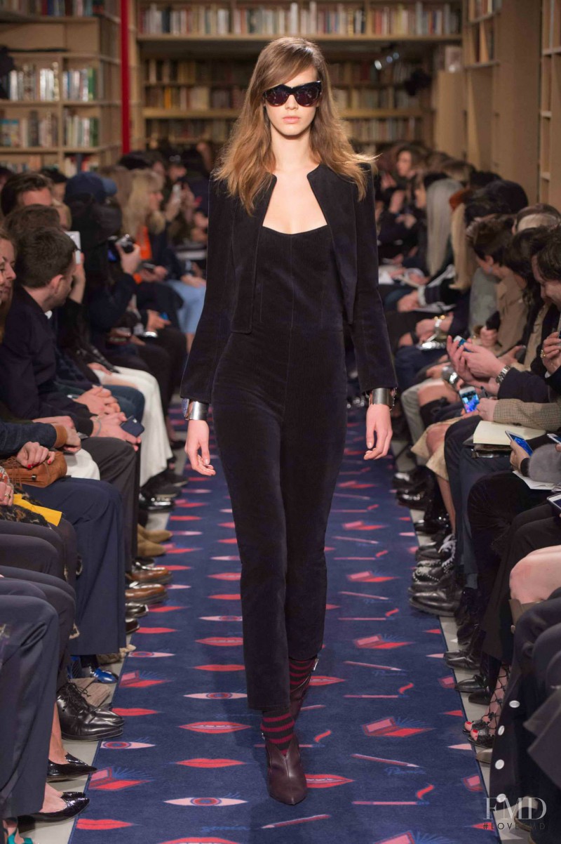 Heloise Giraud featured in  the Sonia Rykiel fashion show for Autumn/Winter 2015