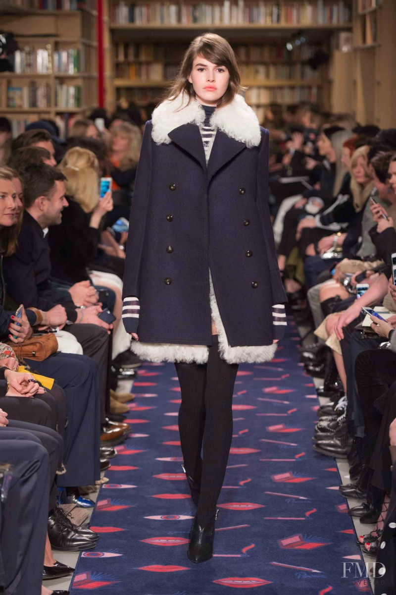 Vanessa Moody featured in  the Sonia Rykiel fashion show for Autumn/Winter 2015