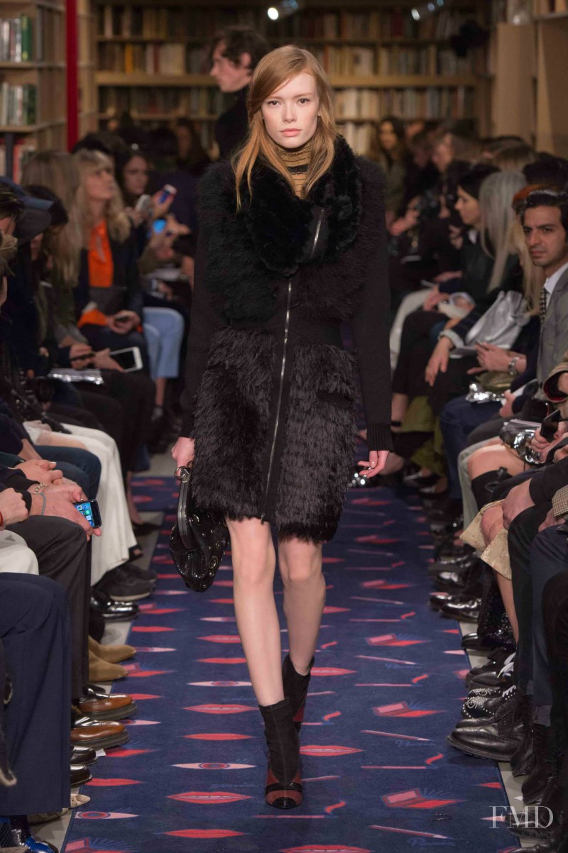 Julia Hafstrom featured in  the Sonia Rykiel fashion show for Autumn/Winter 2015