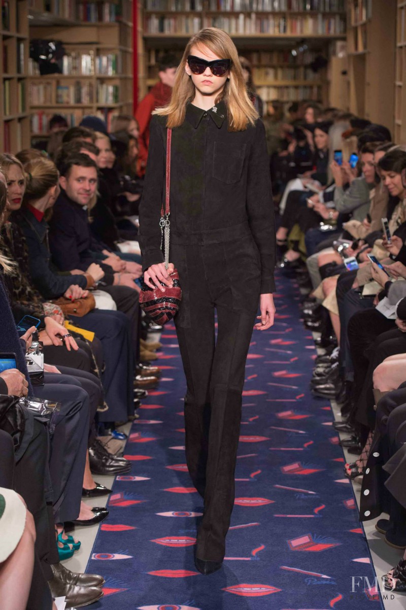 Molly Bair featured in  the Sonia Rykiel fashion show for Autumn/Winter 2015