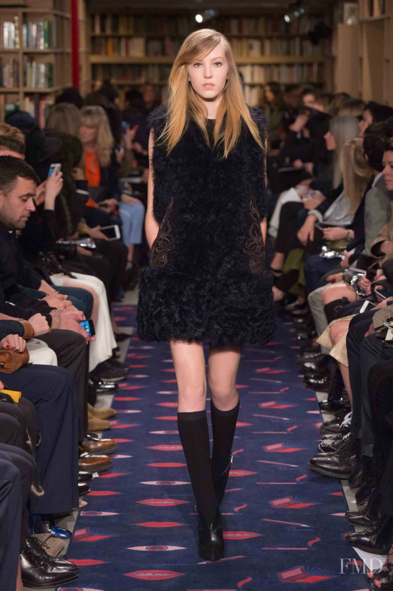 Ella Richards featured in  the Sonia Rykiel fashion show for Autumn/Winter 2015