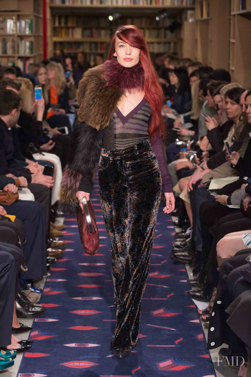 Lizzy Jagger featured in  the Sonia Rykiel fashion show for Autumn/Winter 2015