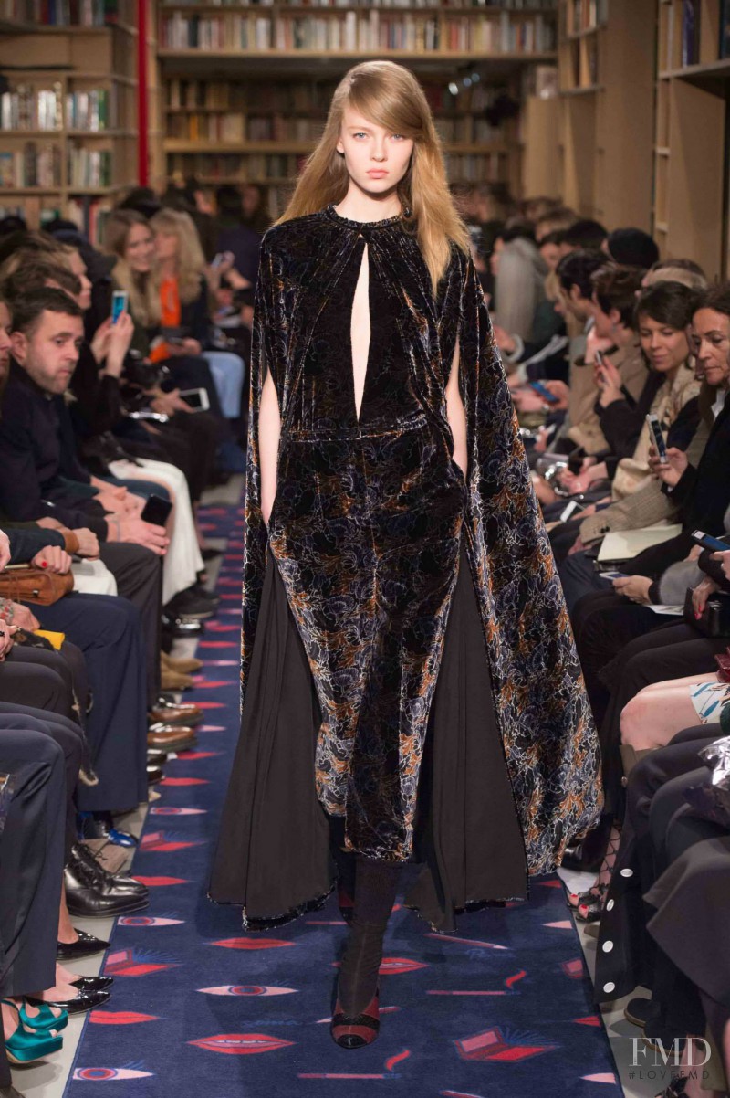 Katya Ledneva featured in  the Sonia Rykiel fashion show for Autumn/Winter 2015