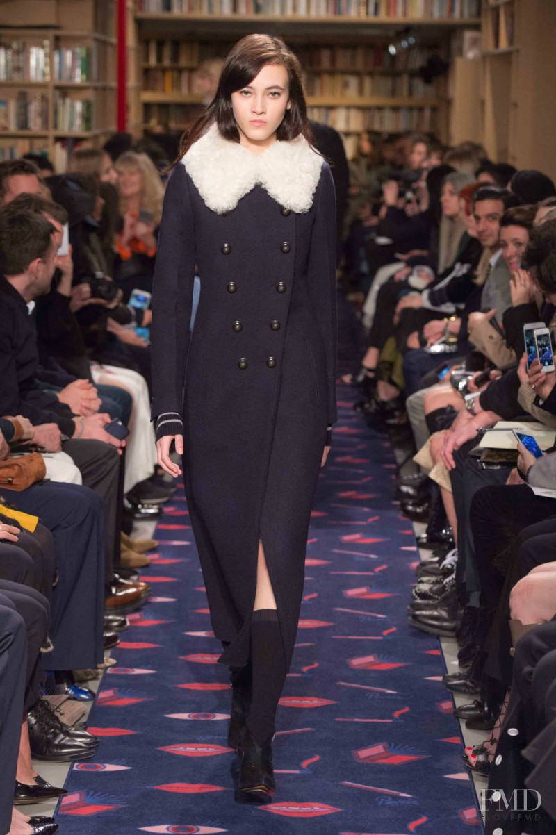 Greta Varlese featured in  the Sonia Rykiel fashion show for Autumn/Winter 2015