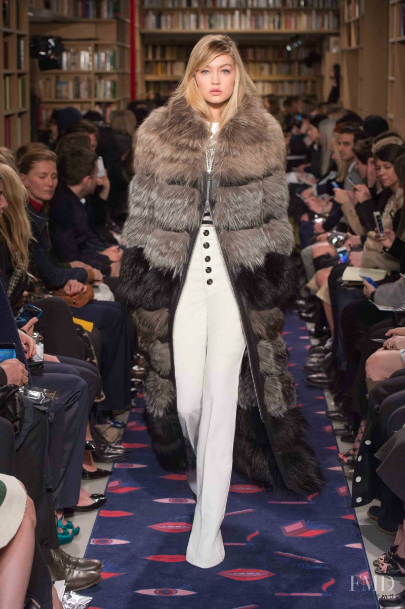 Gigi Hadid featured in  the Sonia Rykiel fashion show for Autumn/Winter 2015