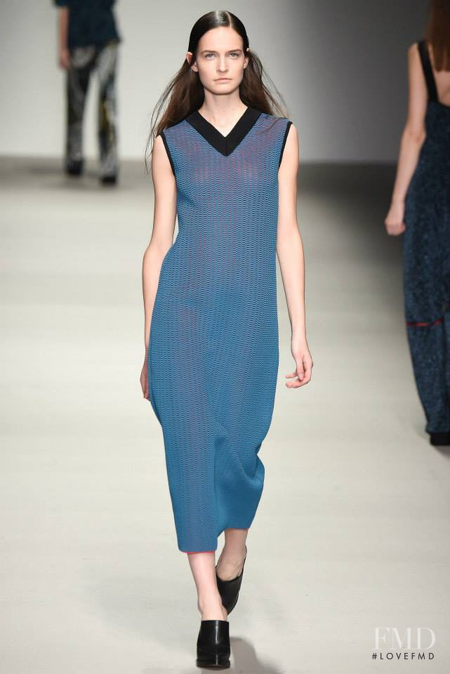 Valérie Debeuf featured in  the Lucas Nascimento fashion show for Autumn/Winter 2015