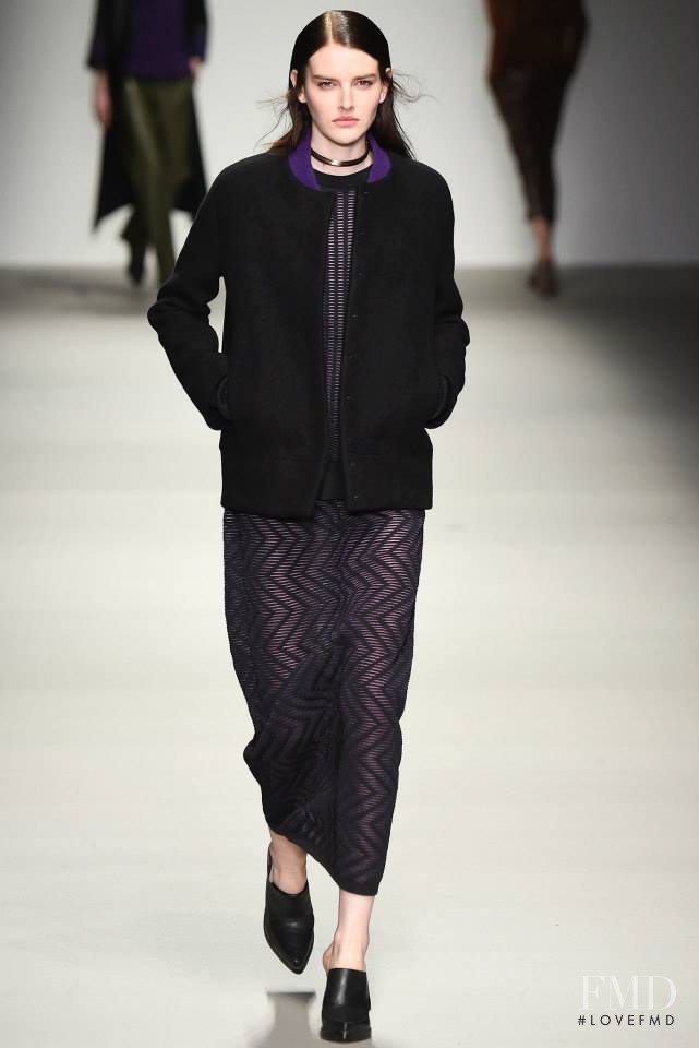 Dorota Kullova featured in  the Lucas Nascimento fashion show for Autumn/Winter 2015