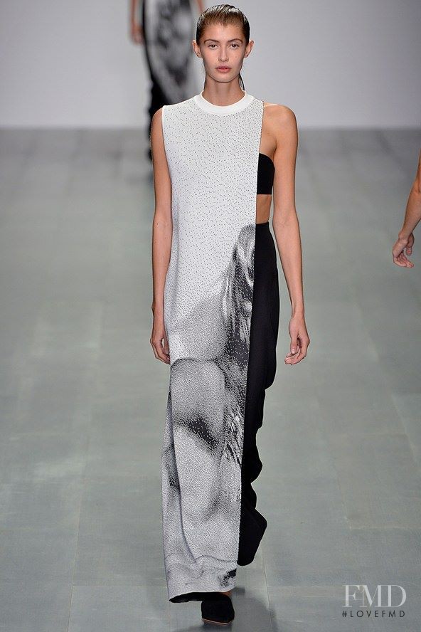 Augusta Beyer Larsen featured in  the Lucas Nascimento fashion show for Spring/Summer 2015