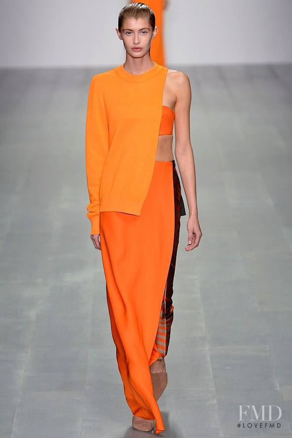 Augusta Beyer Larsen featured in  the Lucas Nascimento fashion show for Spring/Summer 2015