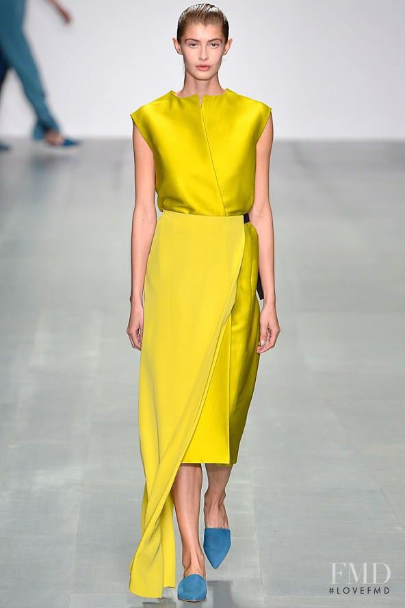 Augusta Beyer Larsen featured in  the Lucas Nascimento fashion show for Spring/Summer 2015