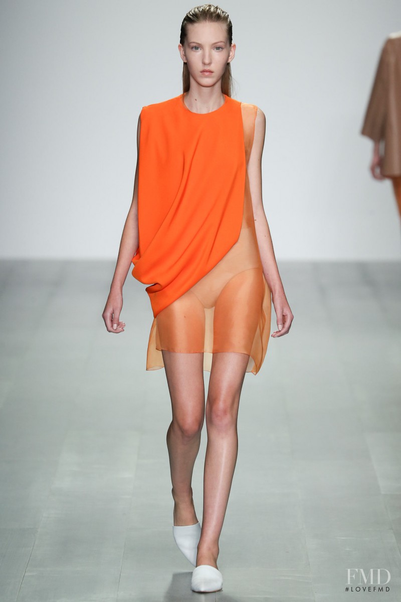 Ella Richards featured in  the Lucas Nascimento fashion show for Spring/Summer 2015