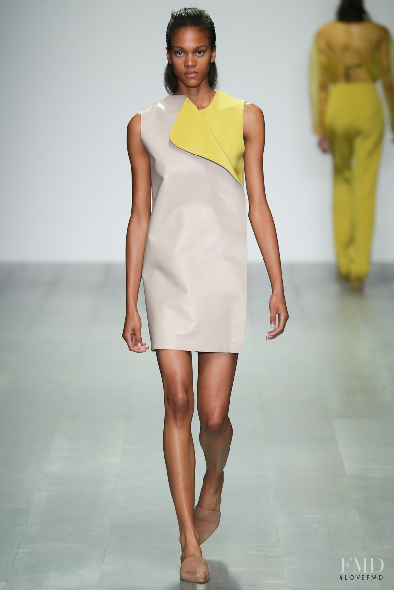 Melanie Engel featured in  the Lucas Nascimento fashion show for Spring/Summer 2015