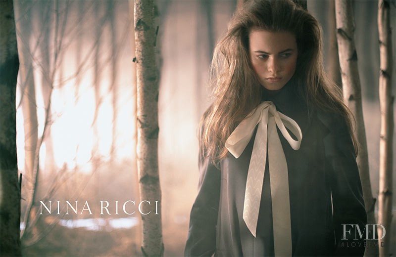 Behati Prinsloo featured in  the Nina Ricci advertisement for Autumn/Winter 2006