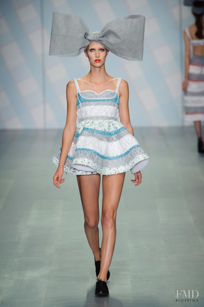 Eveline Rozing featured in  the Sister by Sibling fashion show for Spring/Summer 2015