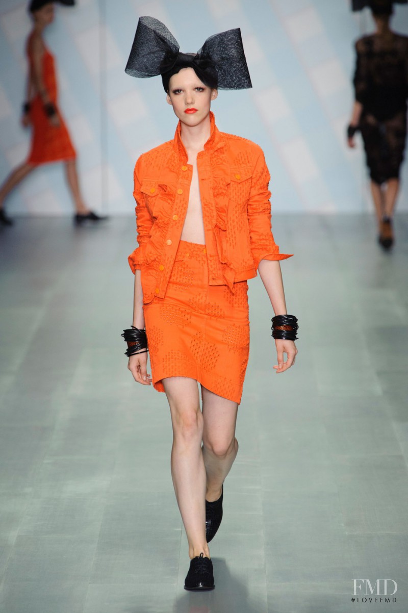 Anya Lyagoshina featured in  the Sister by Sibling fashion show for Spring/Summer 2015