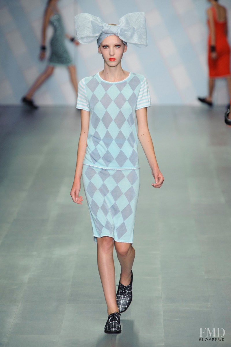Ella Richards featured in  the Sister by Sibling fashion show for Spring/Summer 2015