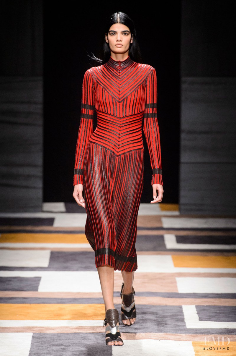 Bhumika Arora featured in  the Salvatore Ferragamo fashion show for Autumn/Winter 2015