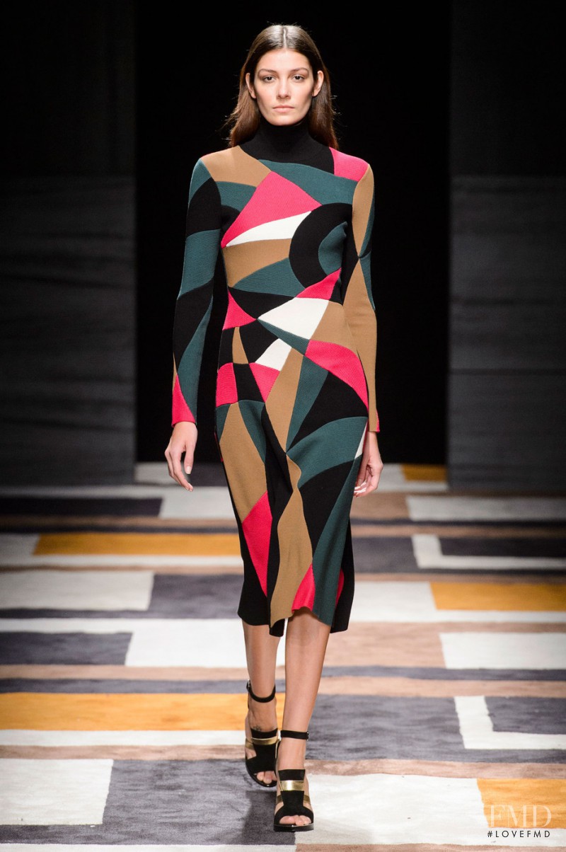 Muriel Beal featured in  the Salvatore Ferragamo fashion show for Autumn/Winter 2015