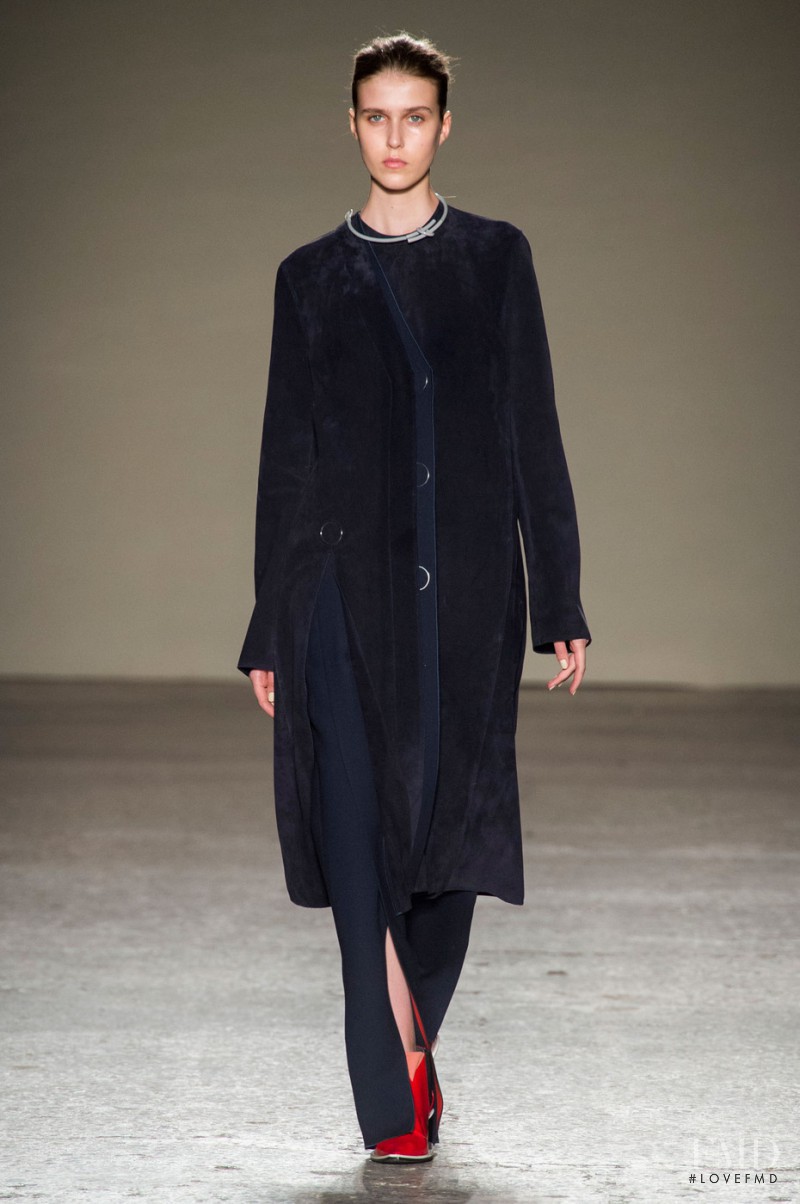 Anita Zet featured in  the Gabriele Colangelo fashion show for Autumn/Winter 2015