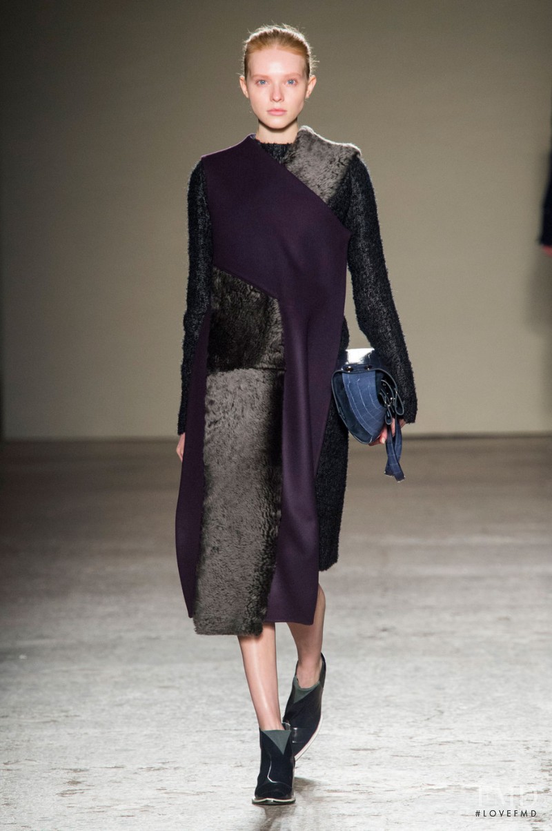 Kimi Nastya Zhidkova featured in  the Gabriele Colangelo fashion show for Autumn/Winter 2015