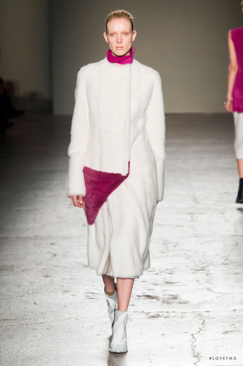 Annely Bouma featured in  the Gabriele Colangelo fashion show for Autumn/Winter 2015