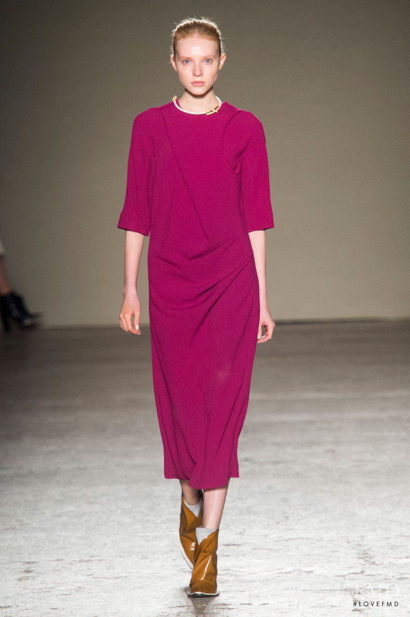 Kimi Nastya Zhidkova featured in  the Gabriele Colangelo fashion show for Autumn/Winter 2015