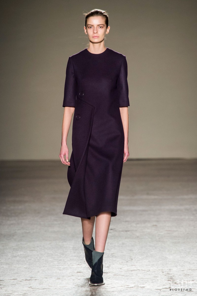 Dasha Denisenko featured in  the Gabriele Colangelo fashion show for Autumn/Winter 2015