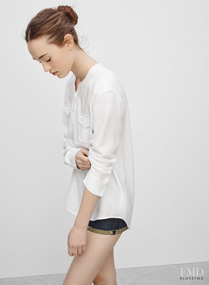 Elizabeth Davison featured in  the Aritzia catalogue for Spring/Summer 2015