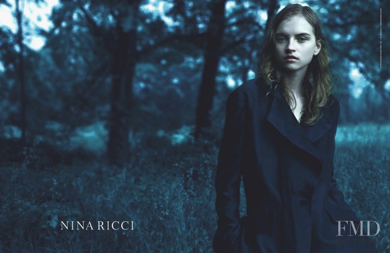 Anabela Belikova featured in  the Nina Ricci advertisement for Autumn/Winter 2007