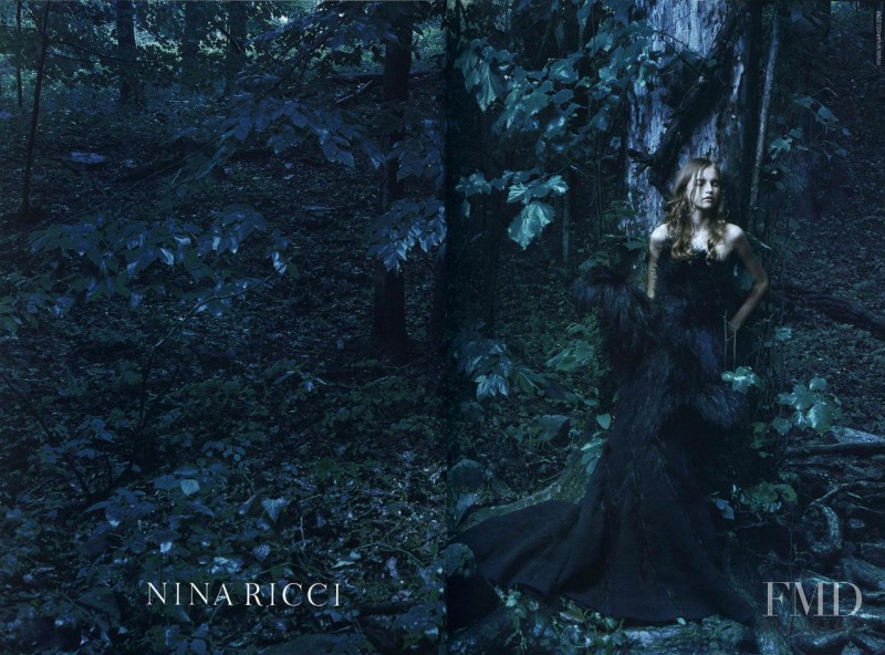Anabela Belikova featured in  the Nina Ricci advertisement for Autumn/Winter 2007
