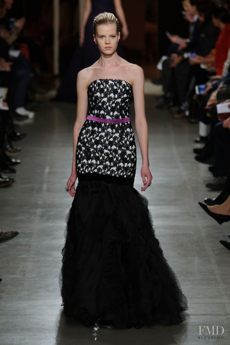 Kadri Vahersalu featured in  the Oscar de la Renta fashion show for Autumn/Winter 2015