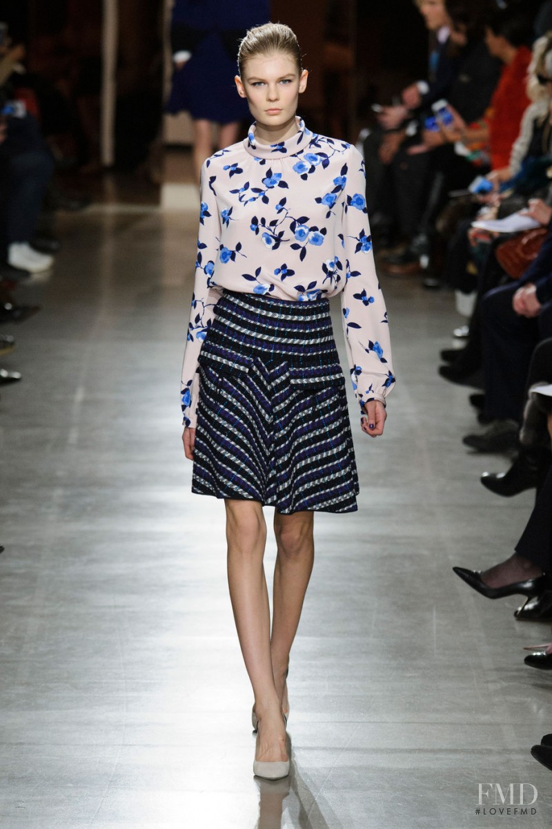 Alexandra Elizabeth Ljadov featured in  the Oscar de la Renta fashion show for Autumn/Winter 2015