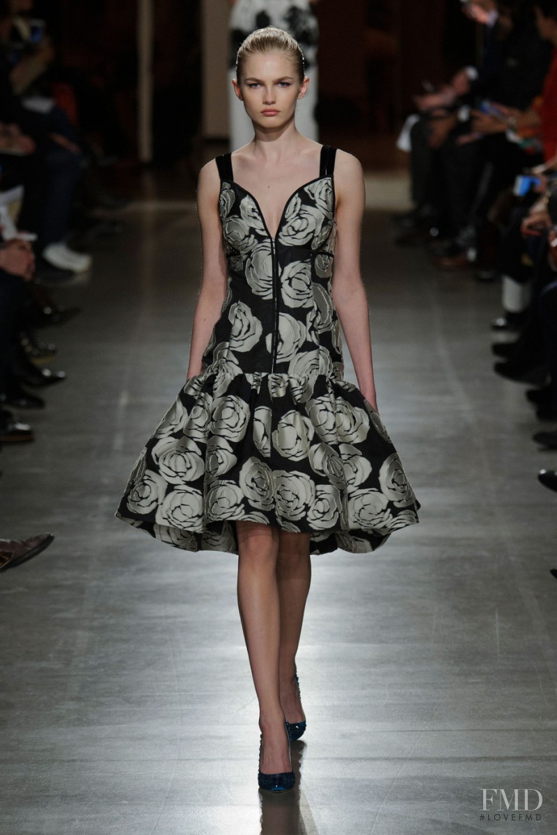 Aneta Pajak featured in  the Oscar de la Renta fashion show for Autumn/Winter 2015