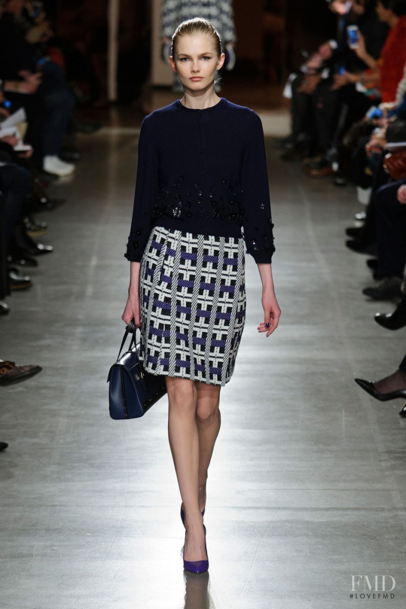 Aneta Pajak featured in  the Oscar de la Renta fashion show for Autumn/Winter 2015