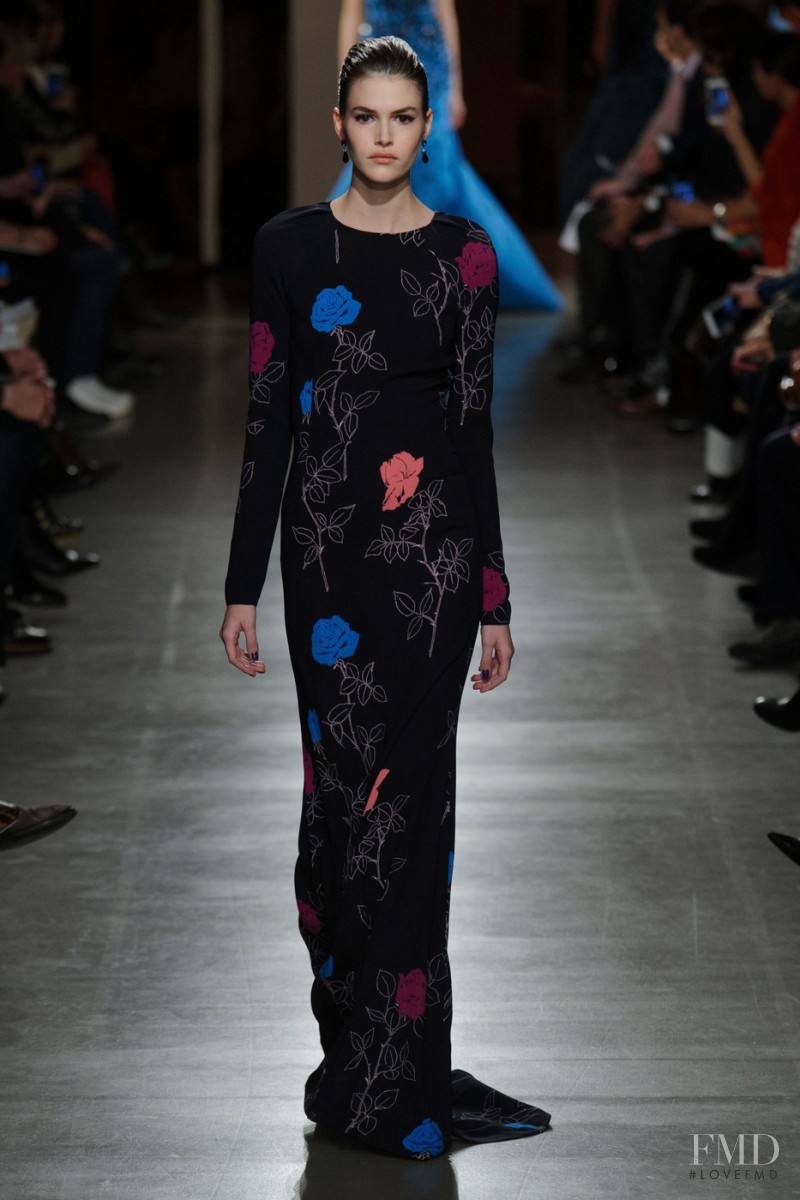 Vanessa Moody featured in  the Oscar de la Renta fashion show for Autumn/Winter 2015