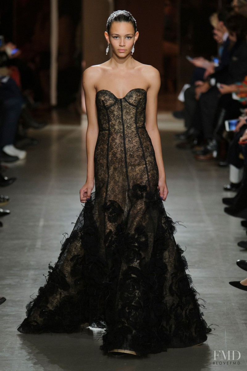 Binx Walton featured in  the Oscar de la Renta fashion show for Autumn/Winter 2015