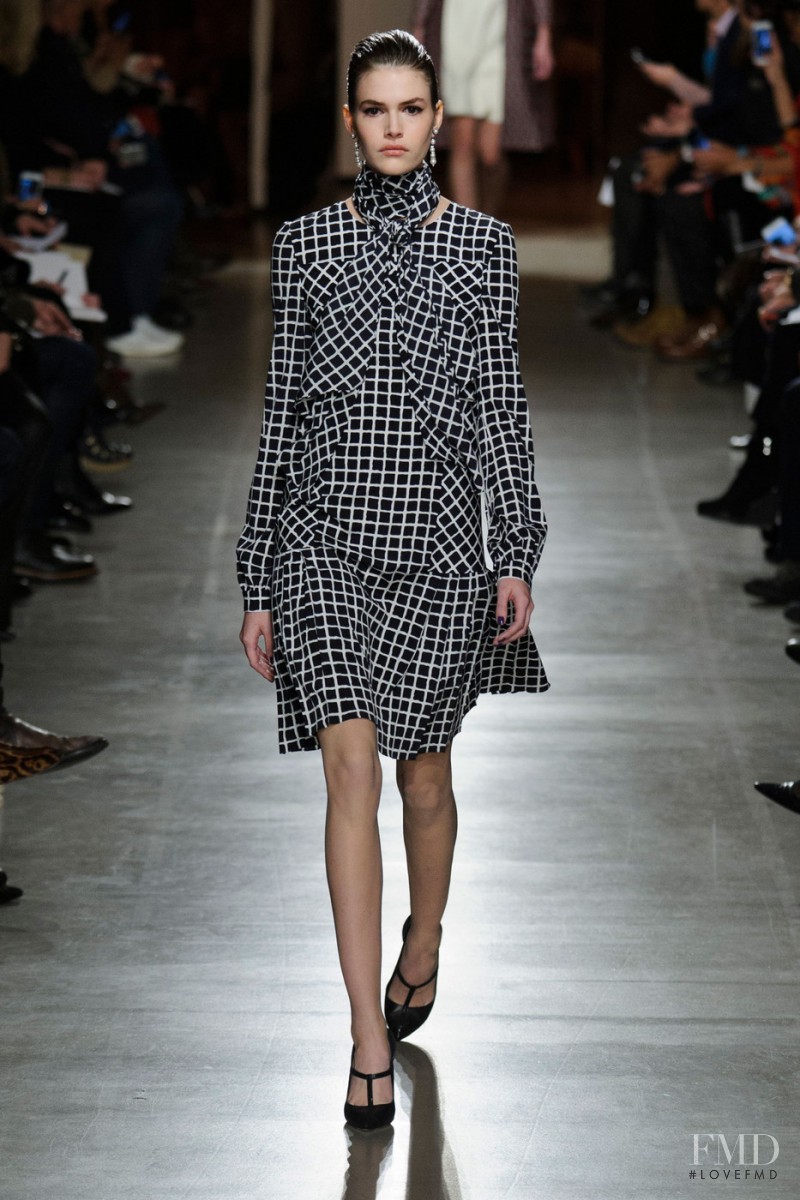 Vanessa Moody featured in  the Oscar de la Renta fashion show for Autumn/Winter 2015