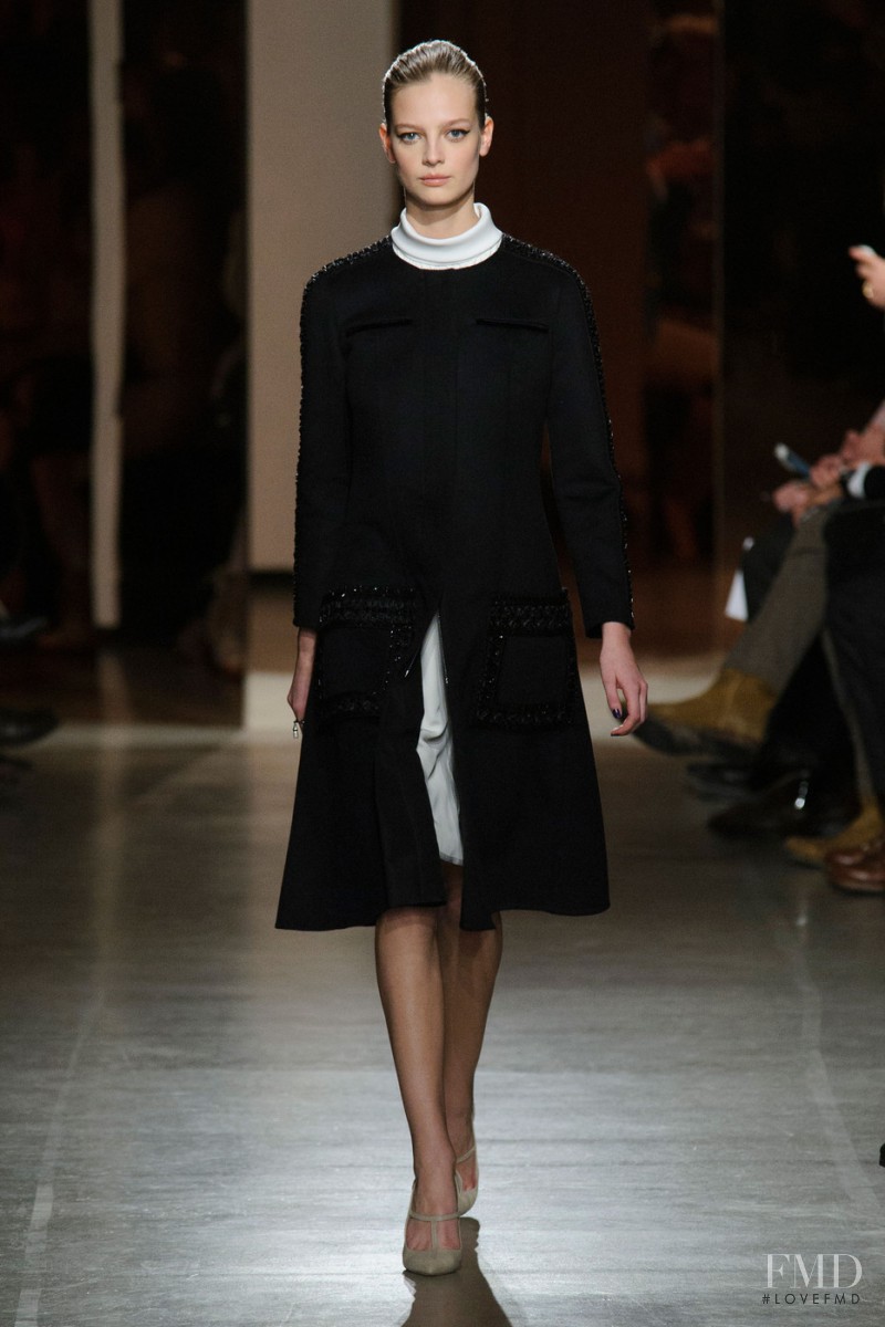 Ine Neefs featured in  the Oscar de la Renta fashion show for Autumn/Winter 2015